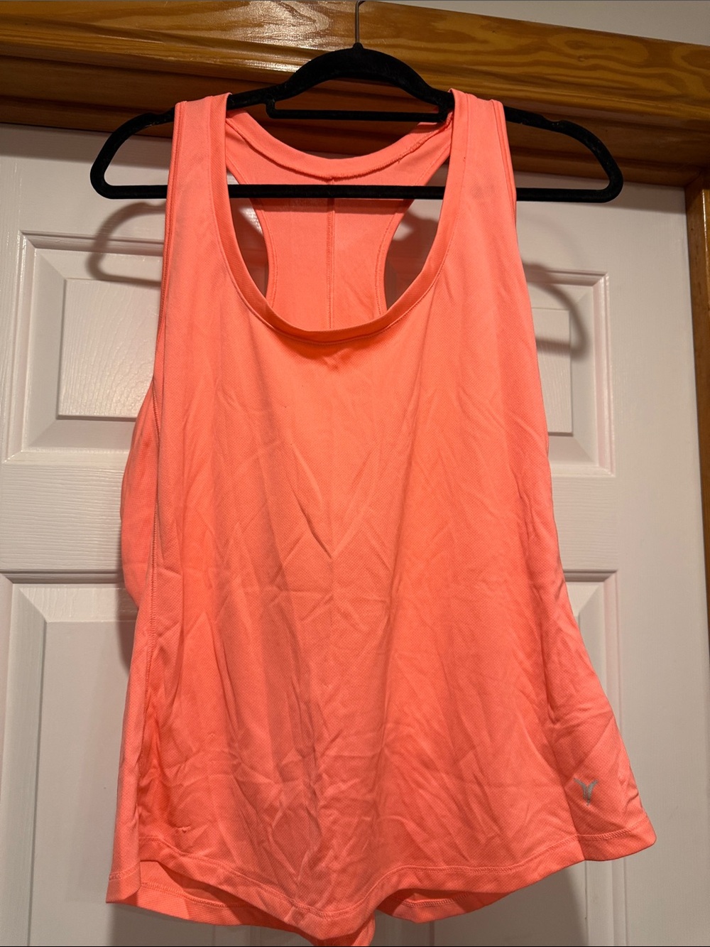 Old Navy Coral-Orange Racerback Athletic Tank